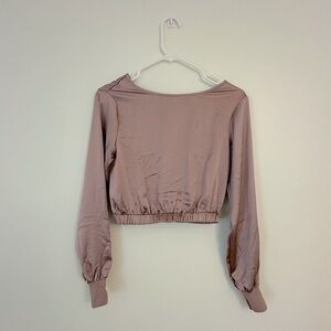 Express Pink Taupe Top XXS